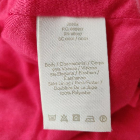 Boden Felicity Jersey Halter Maxi Dress Women's Size 14R Carnival Pink Stretch - Picture 10 of 12